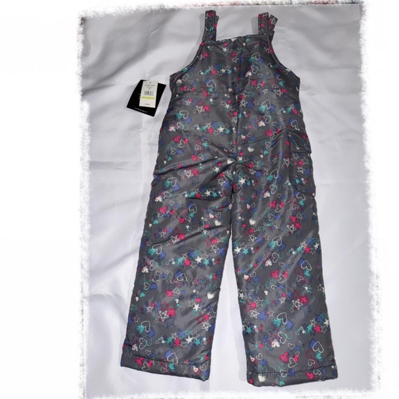 London Fog Girls Classic Snow Bib Ski overalls Snowsuit size Small - Picture 2 of 7